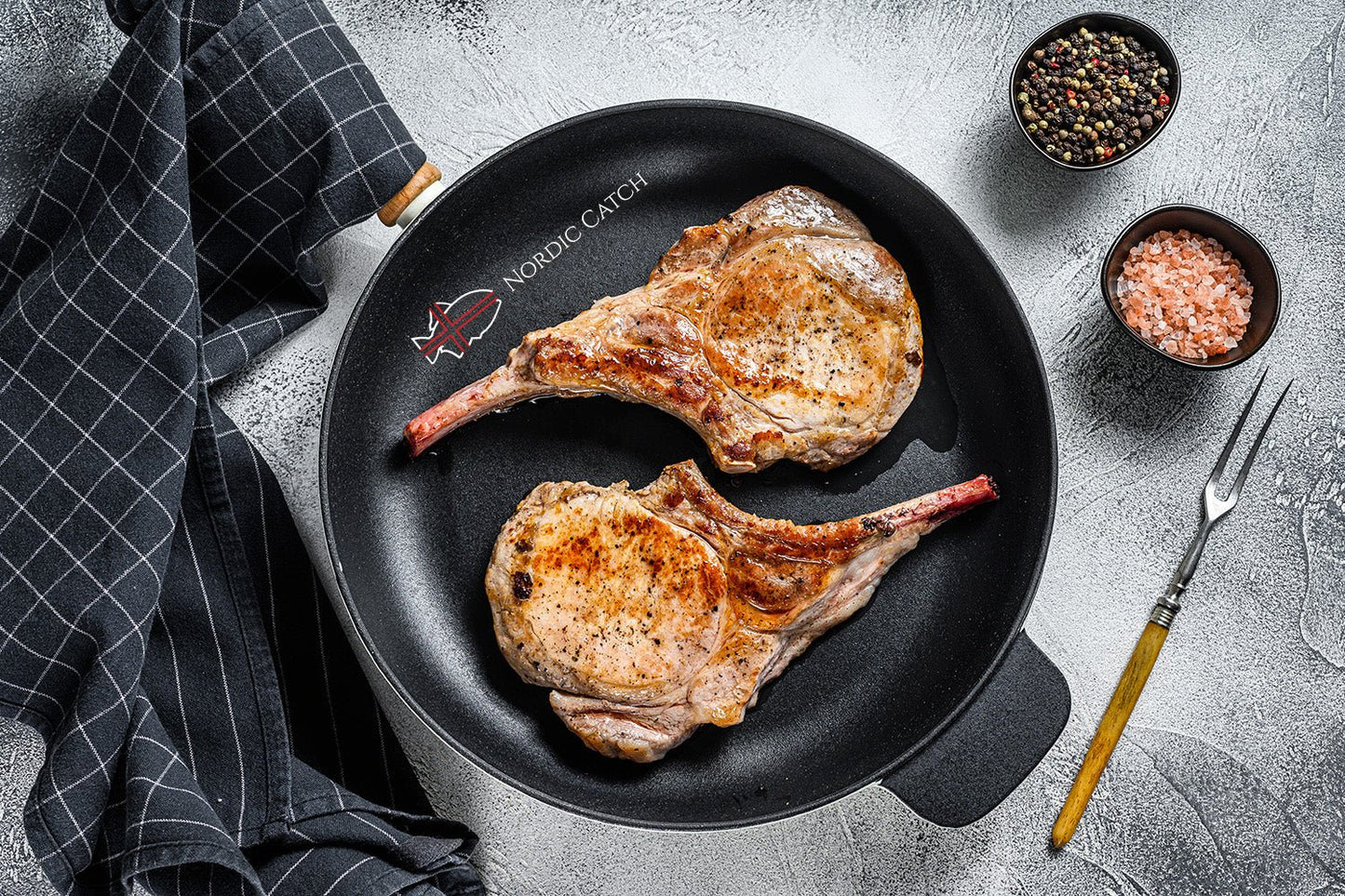 Iberian Pork Tomahawk Chop (14oz portion) - Nordic Catch