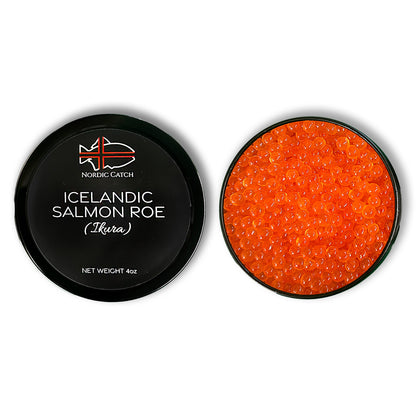 Icelandic Salmon Roe (Ikura) - 4oz tub