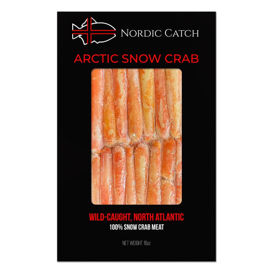 Wild, Arctic Snow Crab Meat from Norway (16oz portion) - Nordic Catch