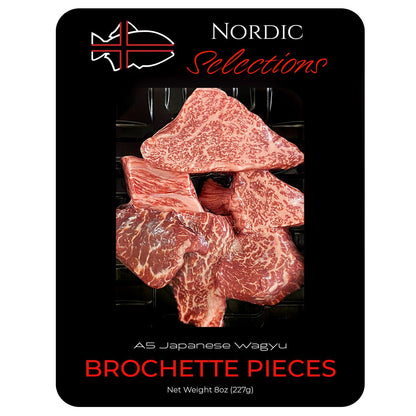 A5 Japanese Wagyu Brochette Pieces | From Filet Mignon (8oz portion) - Nordic Catch