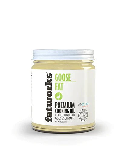 Fatworks® Pasture Raised Goose Fat (7.5oz jar) - Nordic Catch