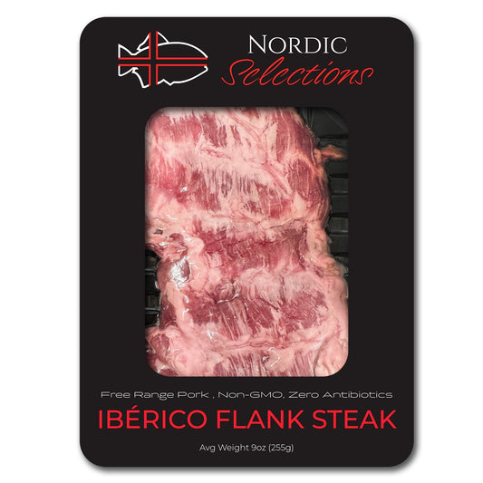 Free Range Pork Ibérico Flank Steak - Nordic Catch