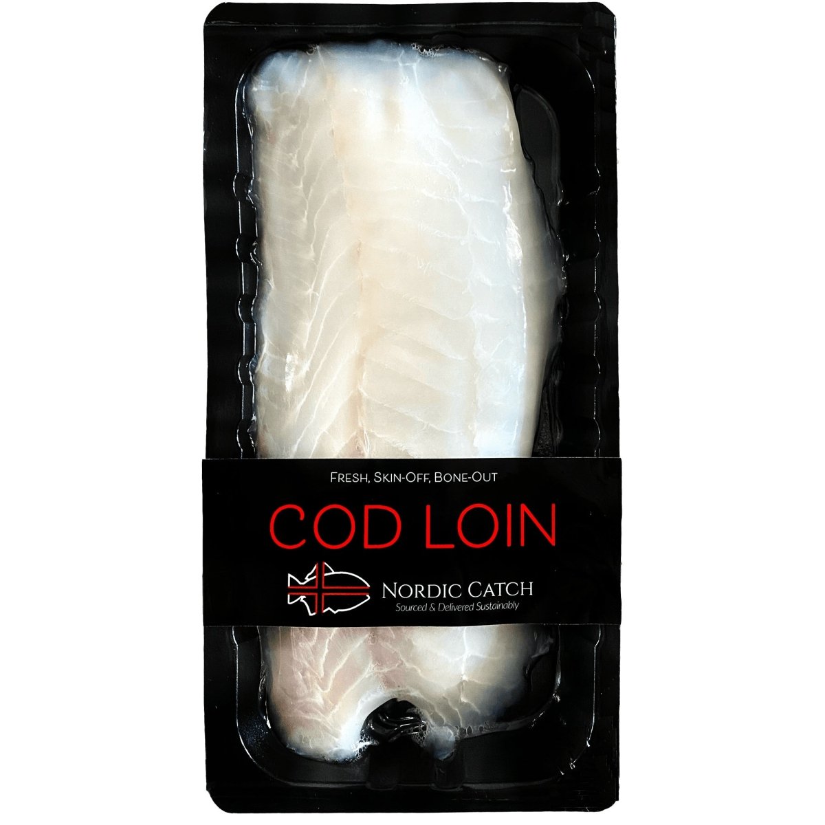 Wild Cod Loin, Fresh Icelandic (2 servings) - Nordic Catch