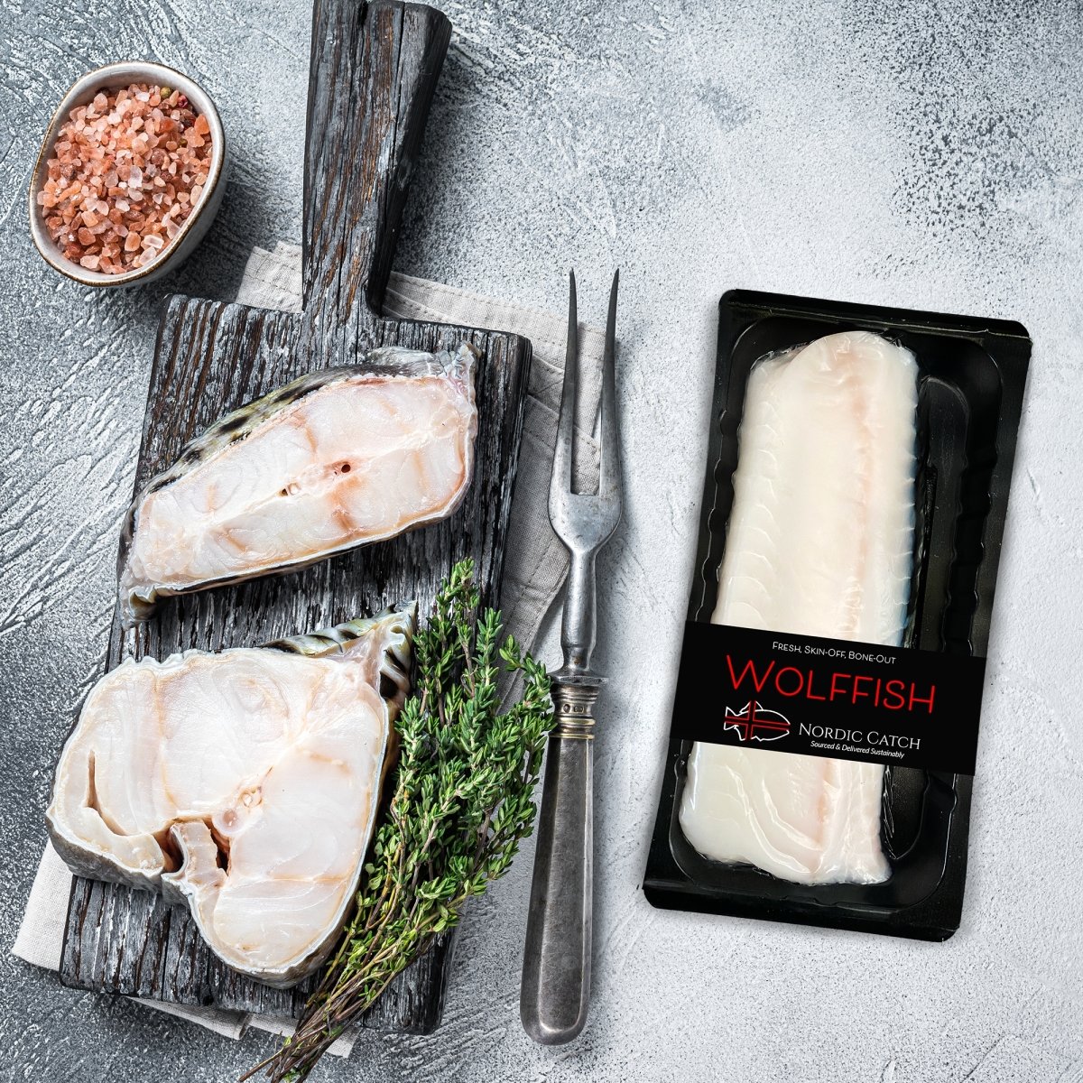 Wild Wolffish, Fresh Icelandic (2 servings) - Nordic Catch