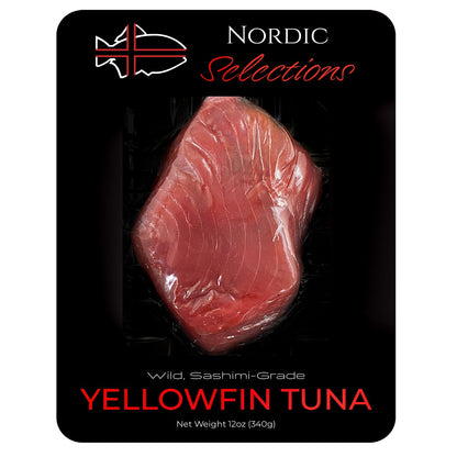 Yellowfin Tuna (Ahi) Steaks - Grade #1, Natural & Wild Caught (12oz portion) - Nordic Catch